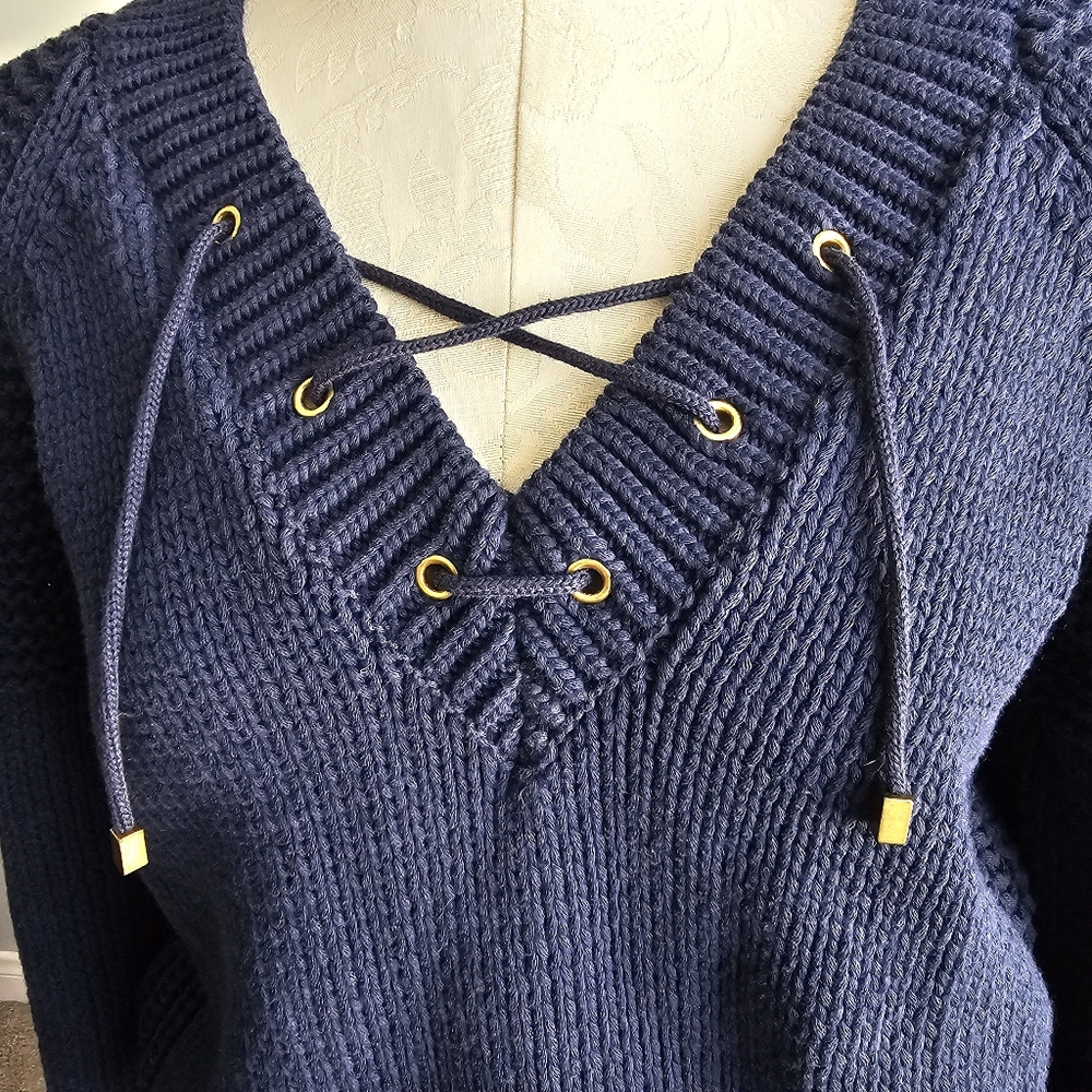 Zara Knit Italian Yarn Chunky Sweater Medium - Picture 2 of 5